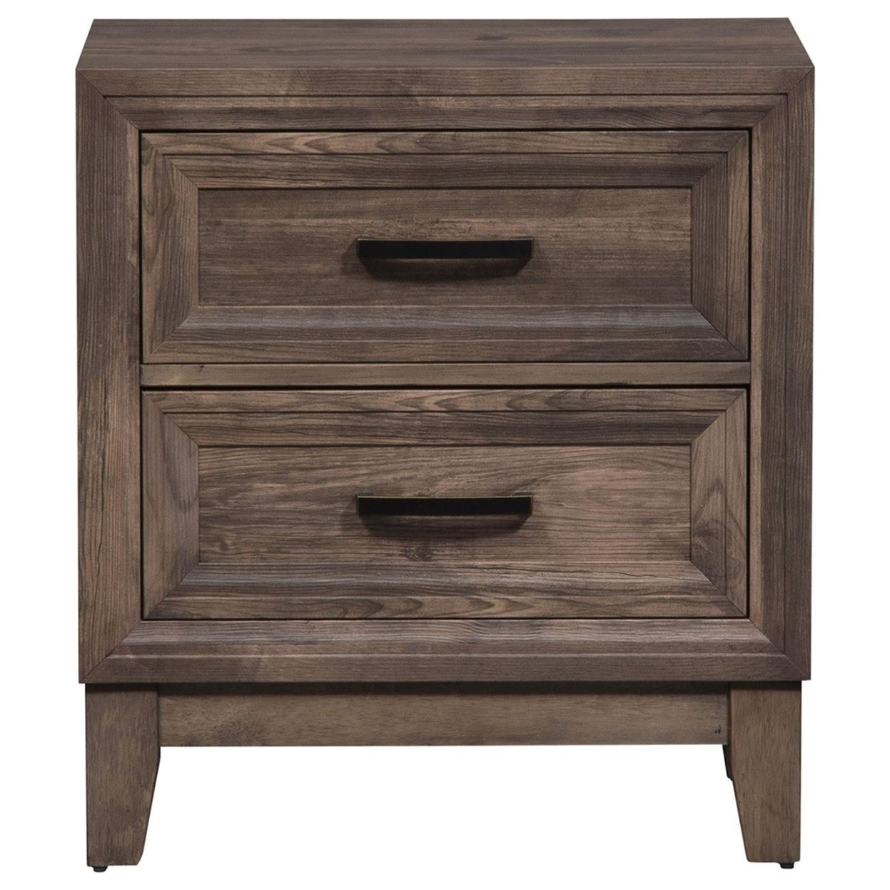 Liberty Furniture Ridgecrest 384BR61 Casual Nightstand with FeltLined Drawer Westrich